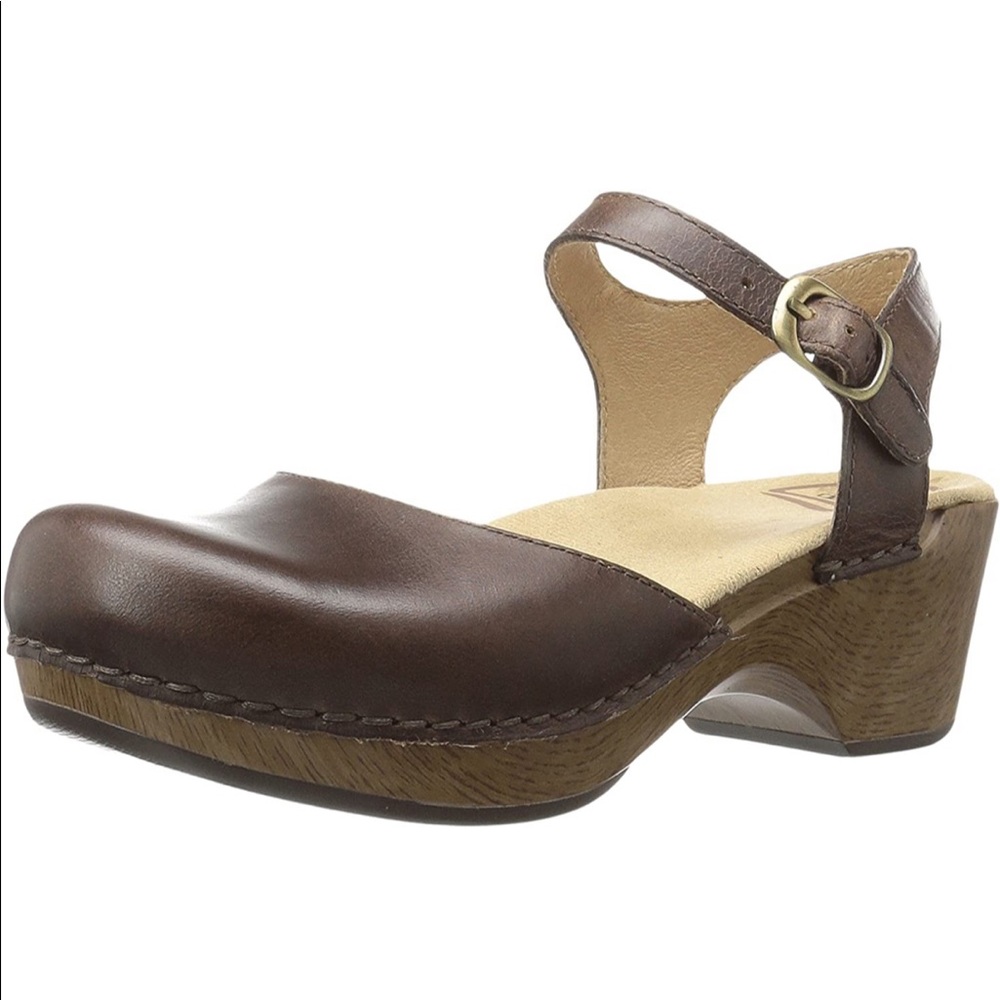 Size 40, Brown, Mary Jane Dansko Cloggs